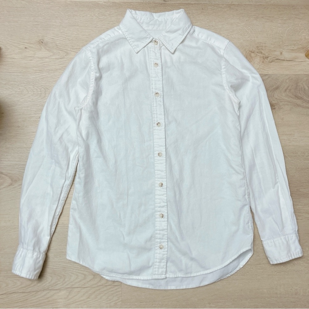 Women's White Button Down Shirt